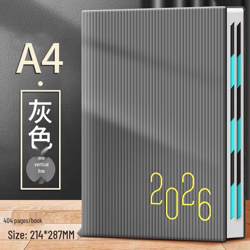 2026 A4 Daily Planner: Efficient, Thick, Self-Fillable Timeline Notebook