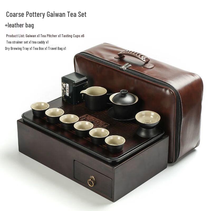 Japanese Style Portable Kung Fu Tea Set