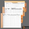 Warehouse Accounting Ledger: Inbound/Outbound Goods Record Book A4