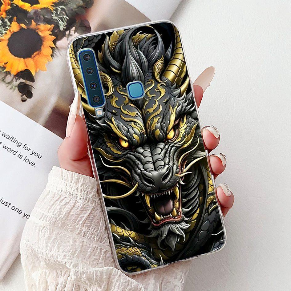 For Samsung Galaxy A7 A9 2018 Case New Fashion Flower Marble Soft Silicone Clear Phone Cover For Samsung A9 2018 SM-A920F Bumper