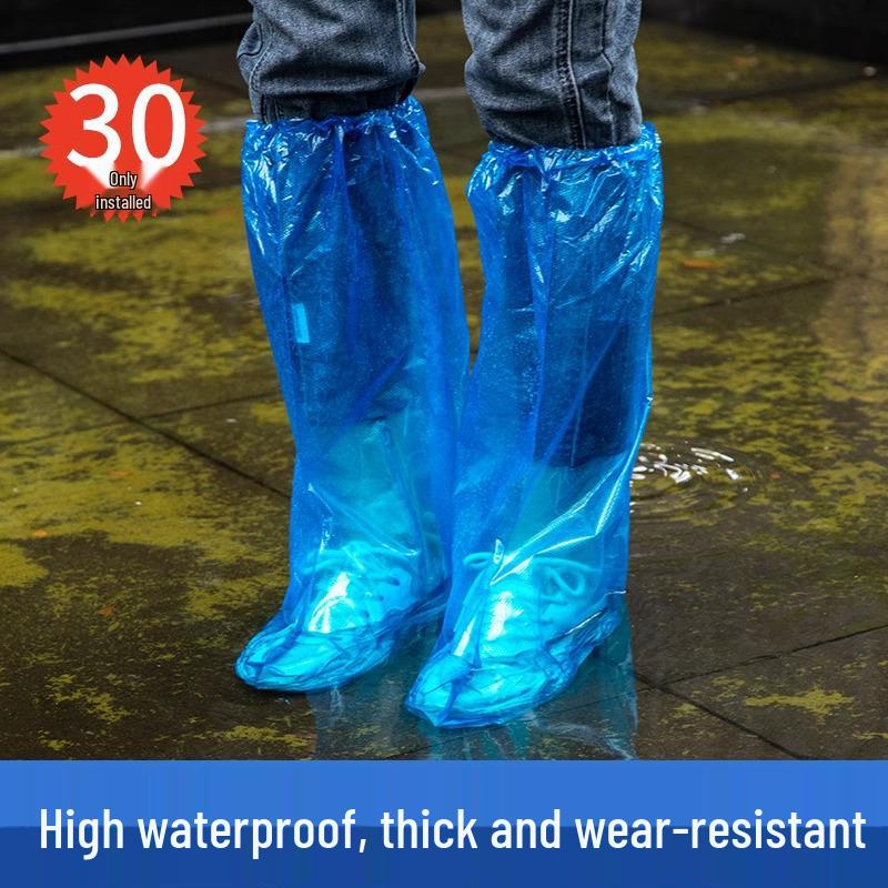 Newcomer Discount: Waterproof Non-slip Disposable Rain Shoe Covers - Wear-resistant & Thick for Rainy Days