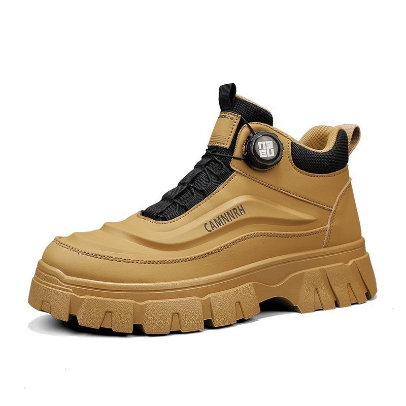 

Высококачественная всесезонная спортивная обувь без шнурков с вращающейся пряжкой, низкий верх с увеличением роста, уличная обувь в стиле милитари для бега, мужская обувь 44 хаки