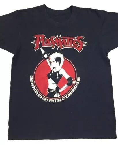 VTG Plasmatics punk rock T-shirt black Short sleeve All Sizes M