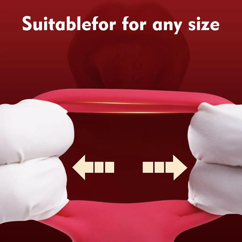 Vibrating Penis Ring for The Tongue, Clitoral Vibrator, Sex Toys, Clitoral Stimulator with Tongue for Men and Women,10 Vibrations, Couple Sex Toys