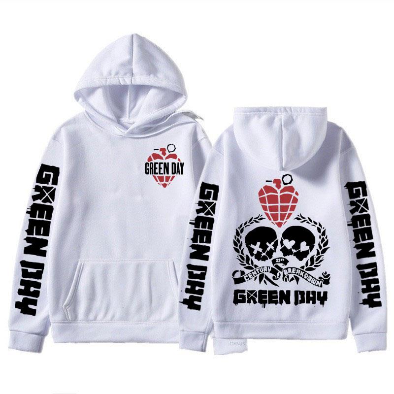 Rock Band Green Day Merch Hoodies Men Women High Quality Fashion Oversized Pullovers Harajuku Pop Sweatshirts Streetwear