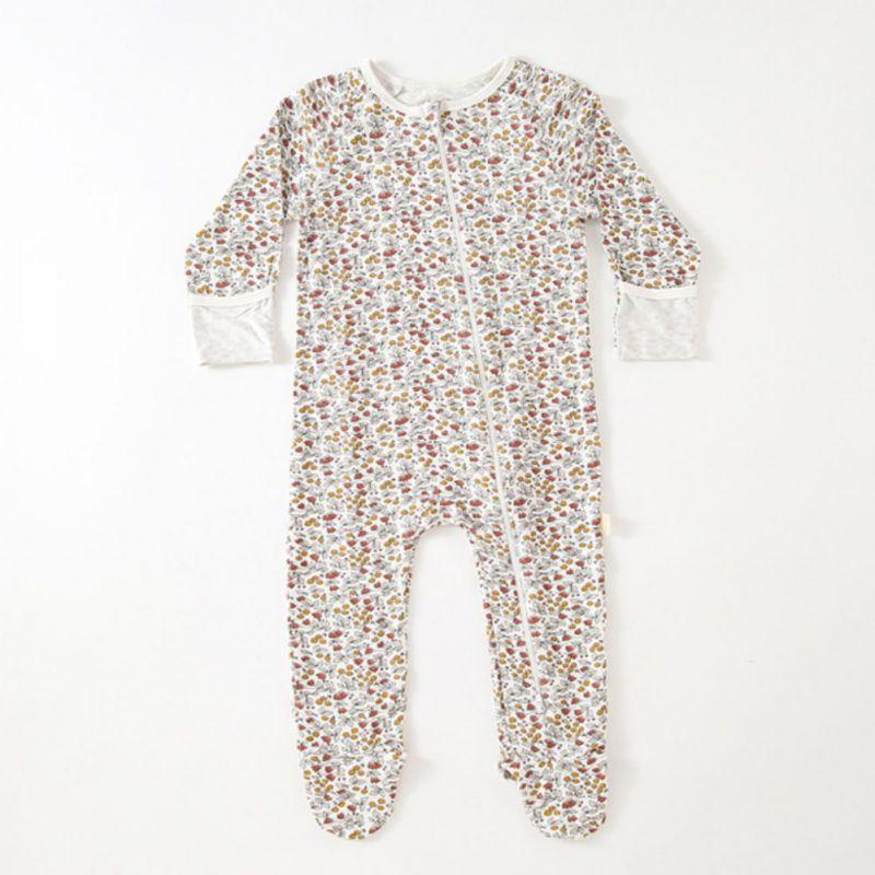 Bebeluși Fetițe Modal Footwear Bebeluși Băieți confortabil mâneci lungi Dot Romper Floral Nou-născut îmbrăcăminte pentru bebeluși 0-12 luni