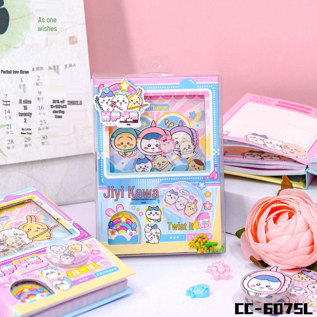 Chiikawa Klomaskin Spiralblock & Färgplanerare