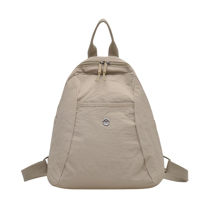 Schoolbag1011 New Backpack Women's Fashion Lightweight Large-capacity Schoolbag Versatile Nylon Cloth Travel Commuter Backpack