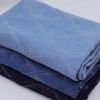 Diamond Jacquard Washed Denim Fabric for DIY Handmade Clothing