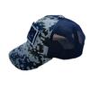 Cross-Border Camo American Flag Baseball Cap with Embroidered Patch - Mesh Duckbill Design for Men