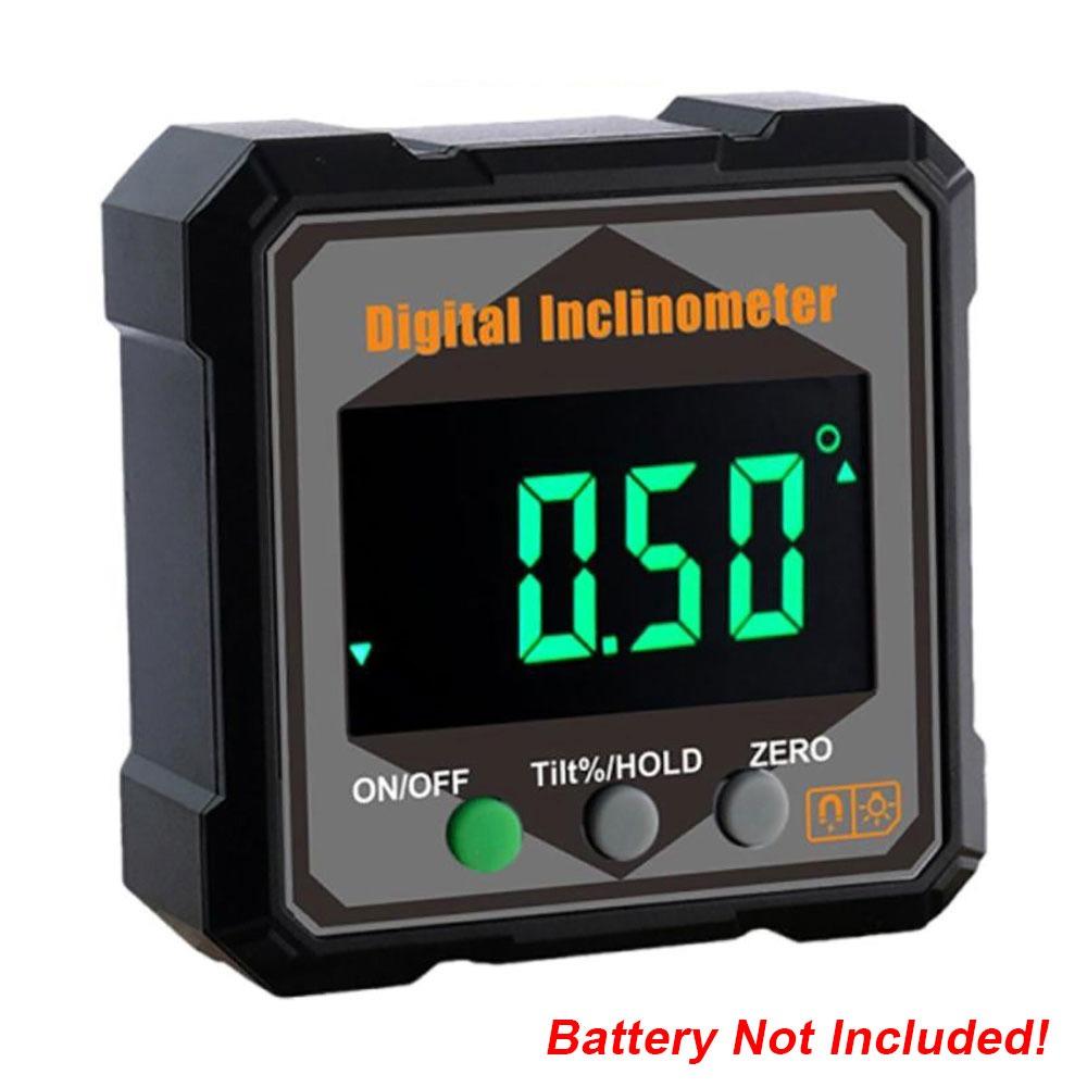 1Pcs Multifunctional Digital Inclinometer LCD Display Angle Level Ruler for Automobile Test