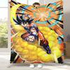 Anime D-Dragon Ball Game Cartoon Flannel Blanket,Ultra Soft Warm Plush Throw for Home Bedroom Bed Sofa Cover Office Camping