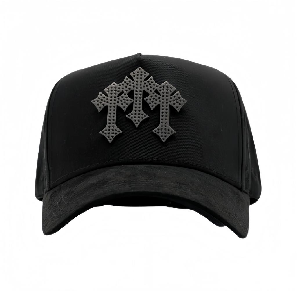 Wholesale Yo No Pesco Star Satin Lined Terry Dobby Embroidered Bling Sports Cap 5 Panel Rhinestone Brim Baseball Caps Barbas