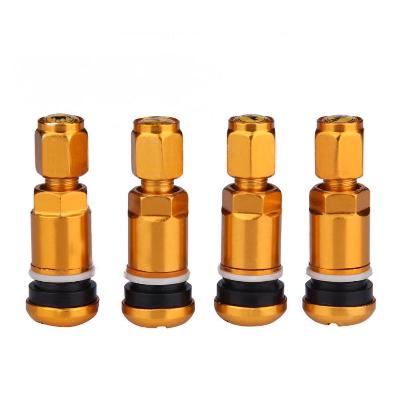 4Pcs Universal Metal Car Motorcycle Tubeless Wheel Tyre Valve Stem Caps Aluminum Alloy Tire Air Valve Stems Car Accessories