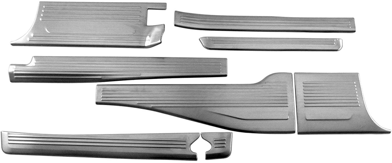 

BRIGHTZ Нержавеющая сталь Накладка на порог для Tanto Custom Подходит и (Набор из 8 предметов) LA650S/LA660S (ЛОР-МОЛ-099) - LA650, LA660, A650, A660, 650, 660.