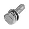 Stainless Steel 304 External Hex Combination Flat Head Screw MM5-M10