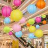5PCS 4 Inch Chinese Round Paper Lanterns Handmade DIY Decoration Paper Lanterns Foldable Creative Handcrafts Festival Decor