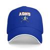AOHD LOGO BASEBALL CAP BLACK DESIGN WITH GREEN FIGURE AND FLAME TEXT STYLE SPORTS HAT FOR Unisex AND Women