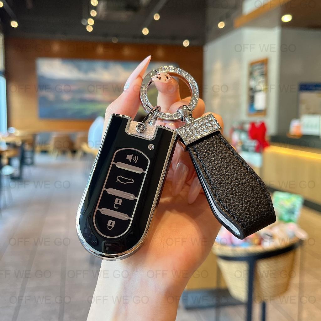 OFF WE GO TPU Car Key For Perodua Myvi Gen3/Bezza/Axia/Aruz Car Key Fob Cover Case with Keychain