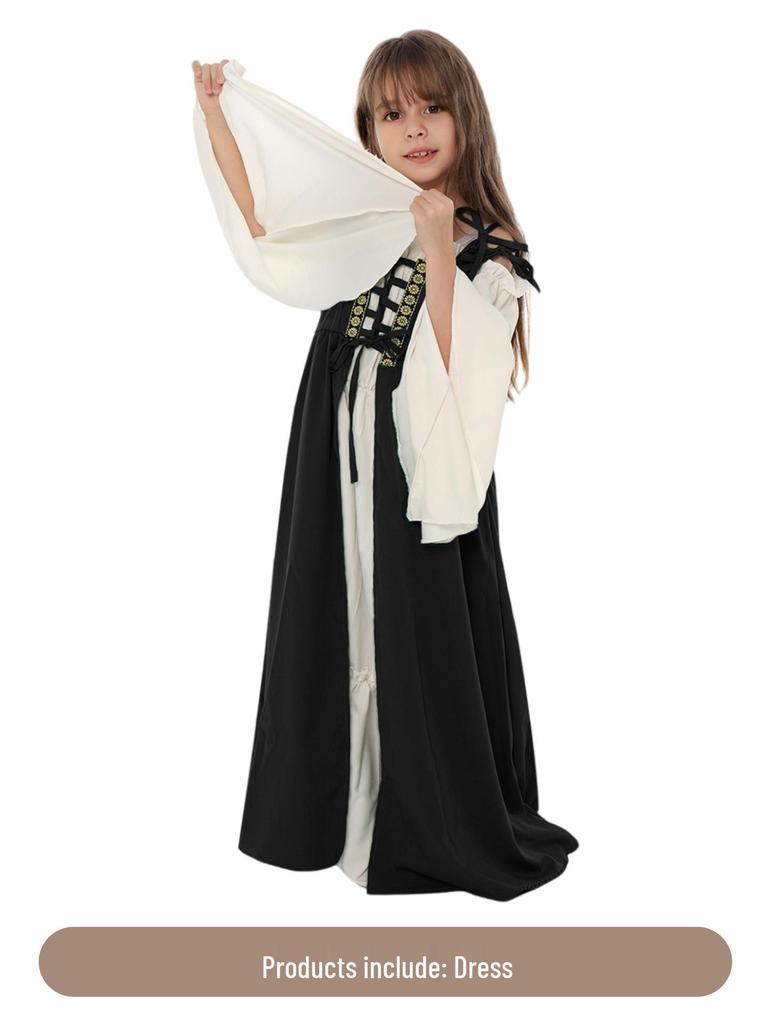 Children's Medieval Cosplay Costume for Halloween and Carnival