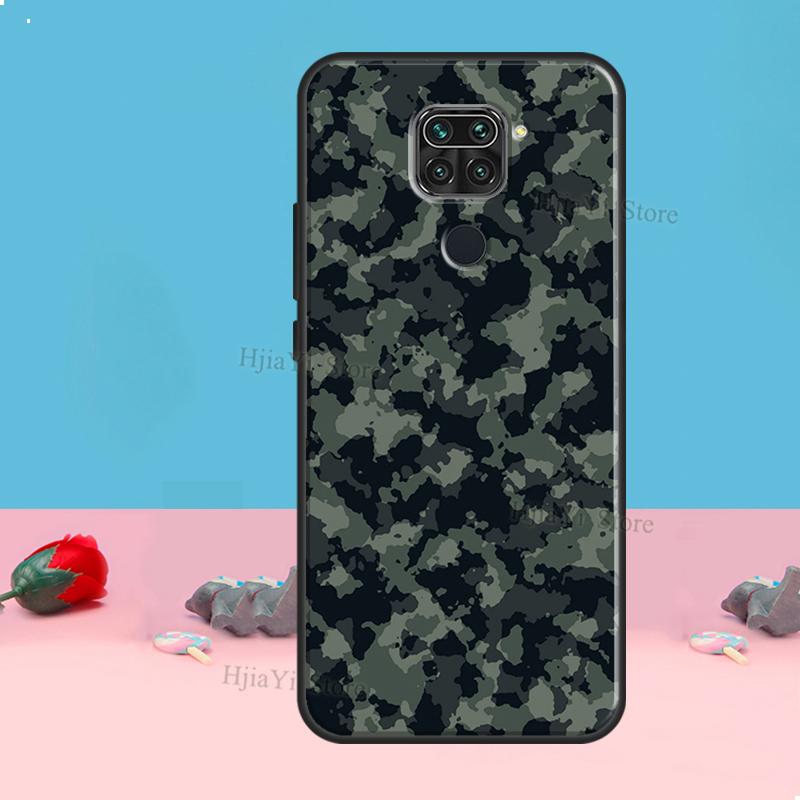 Military Army Camouflage Case For Redmi Note 8 9 10 11 12 Pro Plus 10S 11S 12S Cover For Redmi 9C 10A 10C 12C Coque