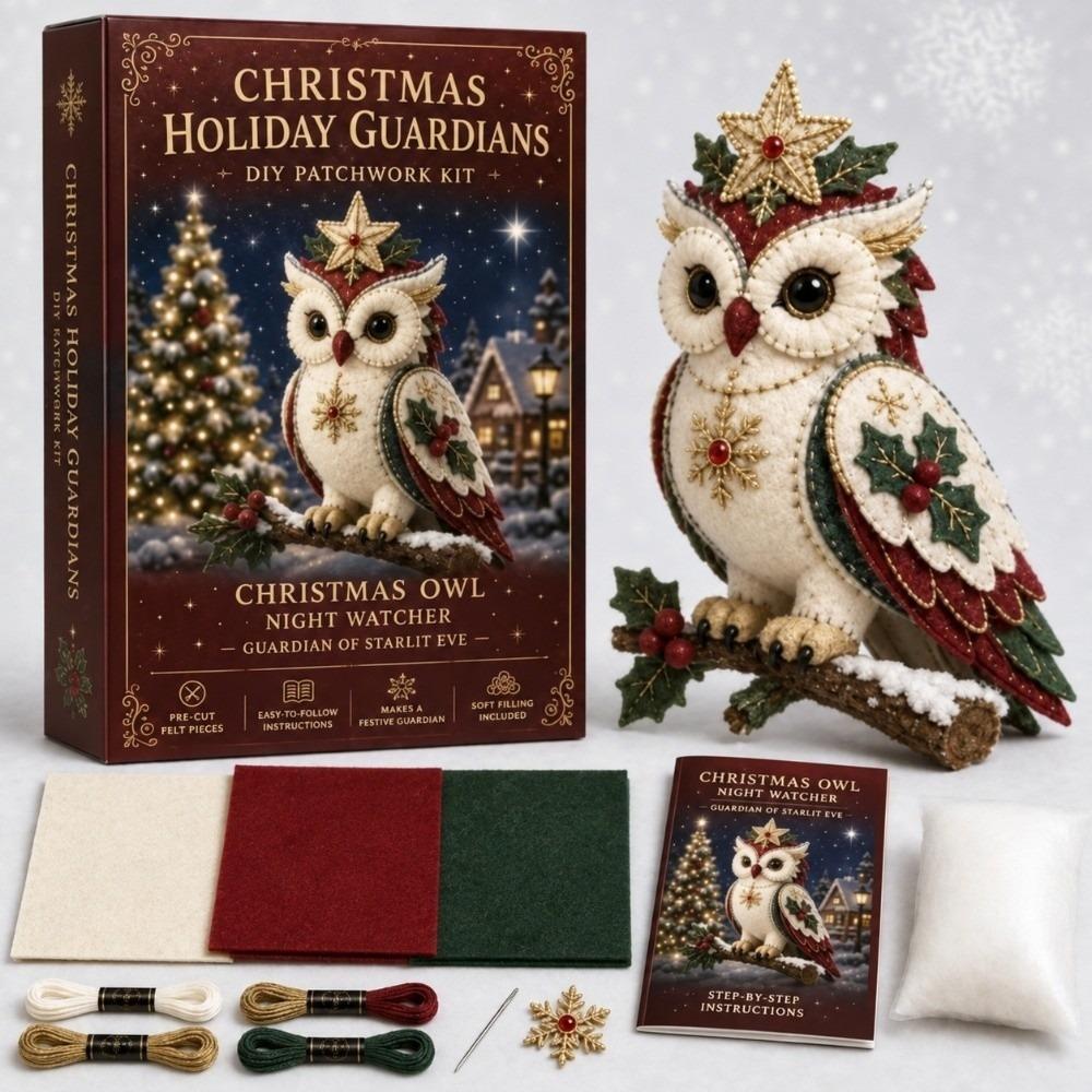 Handnähen Weihnachten DIY Patchwork-Set Filzstoff Komplette Materialpackung Geschenk