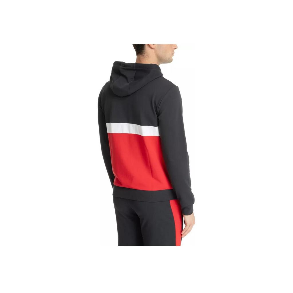 Emporio Armani Giacca con Cappuccio e Zip EA7 Stampa Lettere Color Block Uomo giacche Nero 3DPM15-PJLIZ-1578