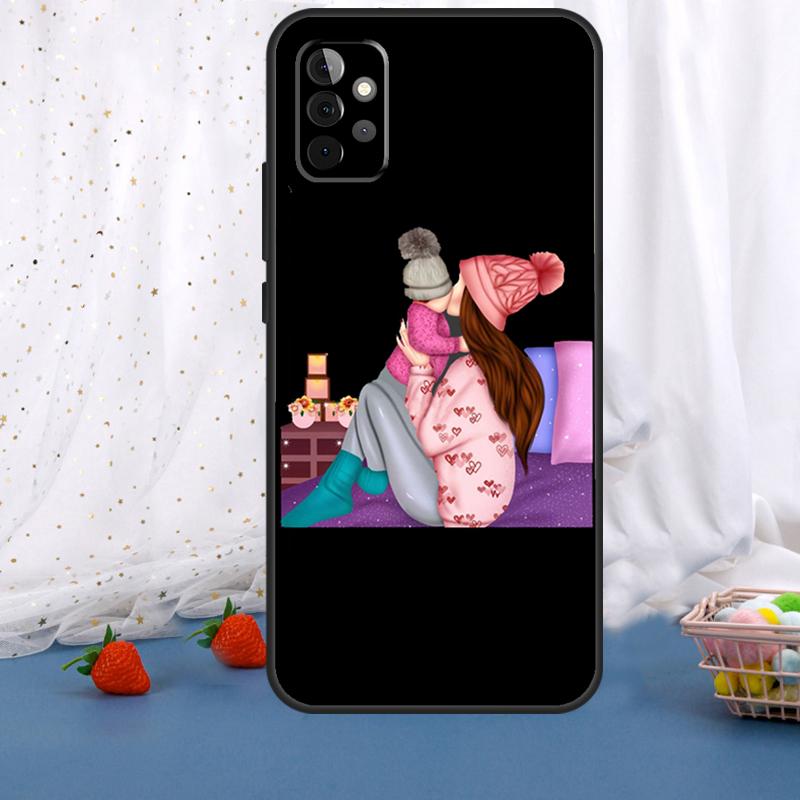 Super Dad Mom Baby Girl Twin For Samsung Galaxy A15 A55 A35 A53 A33 A13 A36 A56 A26 A16 A22 A32 A52 A54 A34 A05 A06 Case