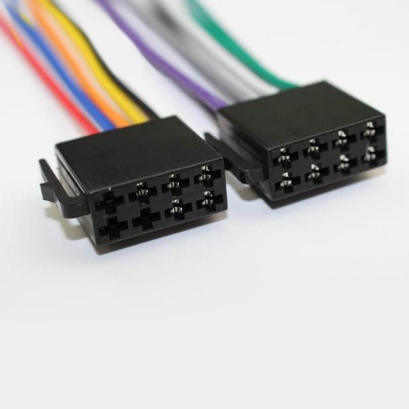 Biurlink Car Stereo Radio ISO Connector Wiring Harness Cable for Opel Corsa Meriva Movano Vivaro Zafira Vauxhall For VW BMW Radio Accessories 4