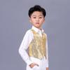 Children's Sequin Vest Dancewear: Jazz, Street, Catwalk Performance Costume for Girls and Boys