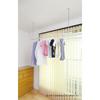 Kawaguchigiken Indoor Clothes Drying Rack, Hosclean SPC-W-2P, White, Set of 2, with Pole Holder