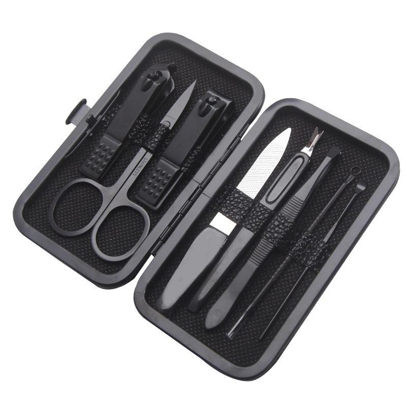 9-Piece Stainless Steel Nail Clipper & Pedicure Tool Set with Custom Logo