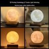 Walnut Wood Magnetic Levitation Moon Lamp: 3D Printed Smart Night Light