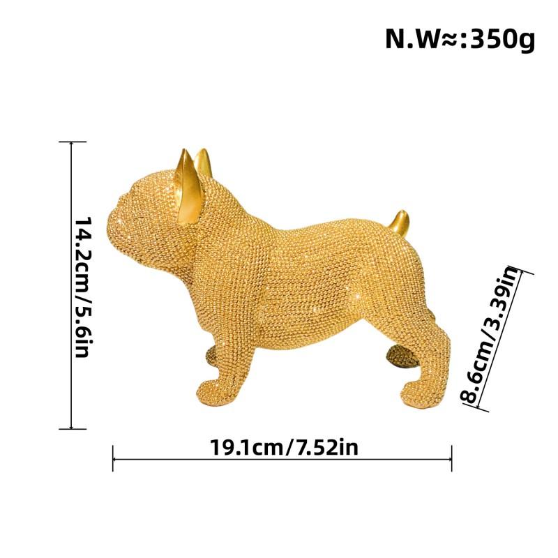 Modern Minimalist Resin Dog Figurine Home Decor Living Room Shelf Cabinet Entryway Gift