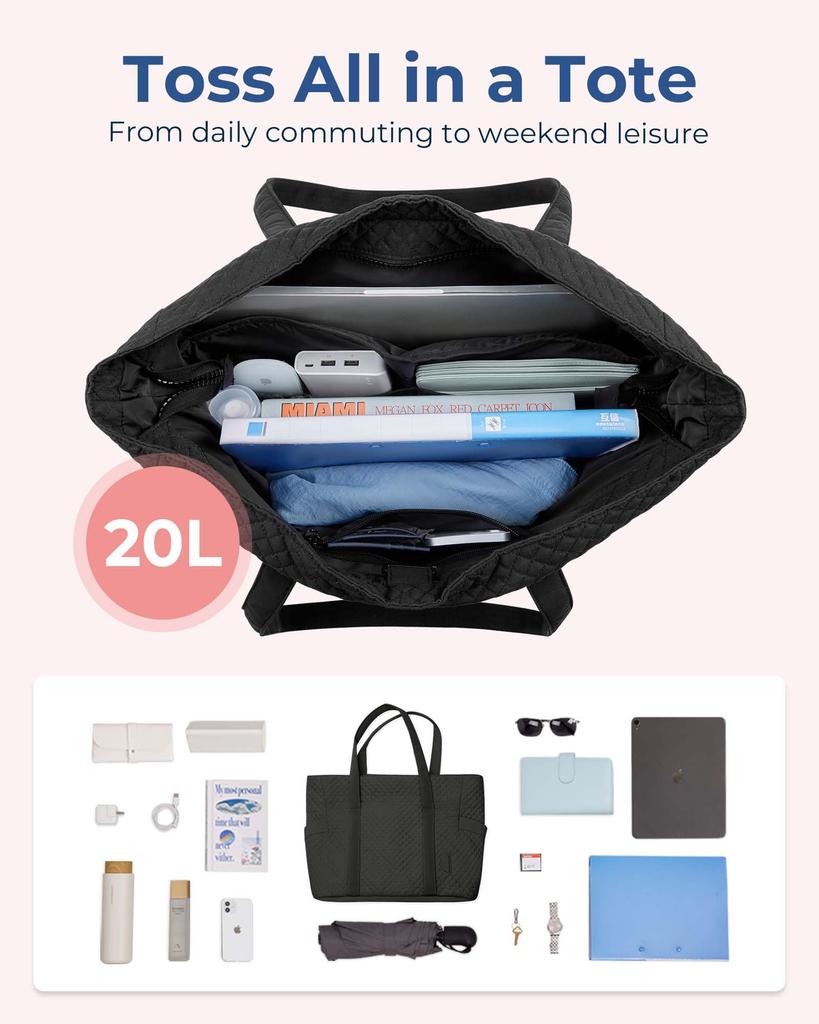 Tote Large Travel Tote Canvas Gym Sports Yoga Commuting To Gym [BAGSMART] Women's Bag, Capacity, Bag, Bag, Sturdy, Tote, Multi-Storage, Bag, Bag,