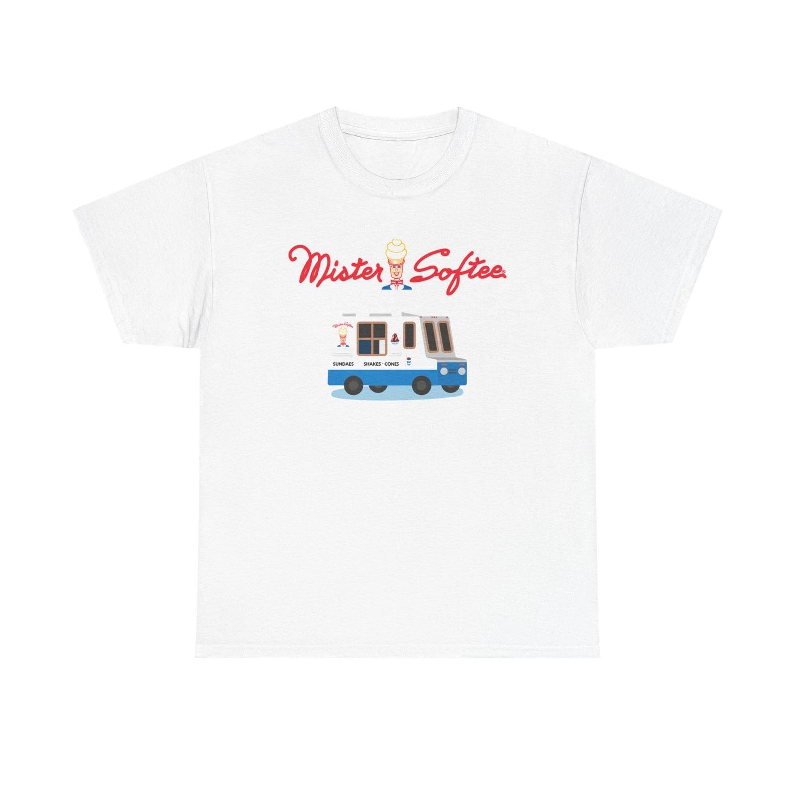 Men s and Women s T-shirts Mister Softee Truck Graphic L