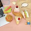 Cake Cute Cherry Burger Three Names Hot Dog Plush Toy Pendant For Bag Decor