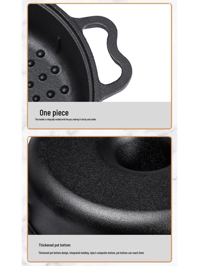 Thickened Cast Iron Sweet Potato Roasting Pot - Household Barbecue and Corn Machine
