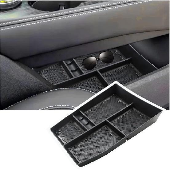 Lower Console Organizer Compatible with 2021 2022 2023 2024 2025 2026 Nissan Rogue(S/SL/SV/Platinum) Armrest Under Storage Box Tray Nissan Rogue