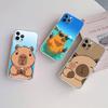 Cartoon  Capybara Case for Motorola G10 G20 G04 E30 E40 E22 E20 E13 E15 G22 G23 G05 G75 G35 G55 E22S E7 G6 G7 G8 G9 Plus Power Play