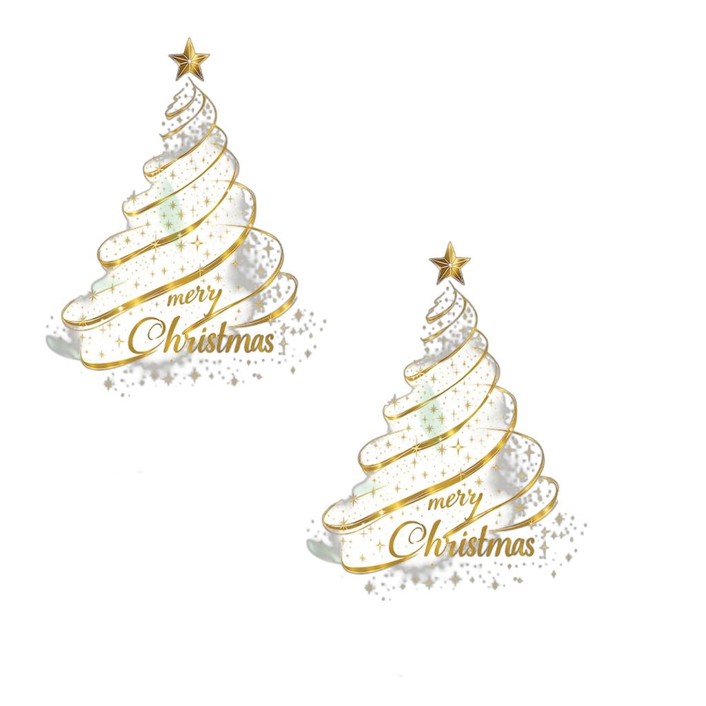 Christmas Window Clings Ball Pine Needle Window Decal Static Window Stickers Christmas Decorations for Holiday Party