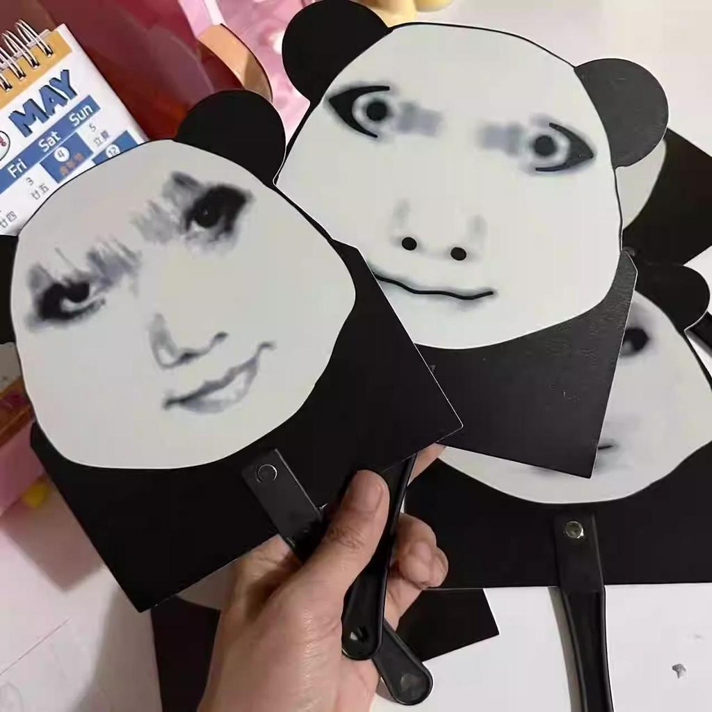 Dragon Picture Mini Handheld Fan - Cute, Portable & Fun Round Fan for Students, Perfect Summer Gift