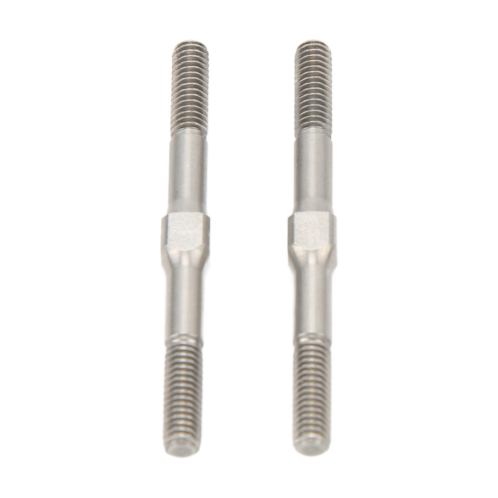 

2Pcs RC Steel Turnbuckle Wear Resistant RC Turnbuckle Pull Rod for 110 RC Cars 48mm