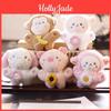 Adorable Fluffy Plush Stuffed Animal Keychain Soft Cute Bunny Monkey Lamb Toy