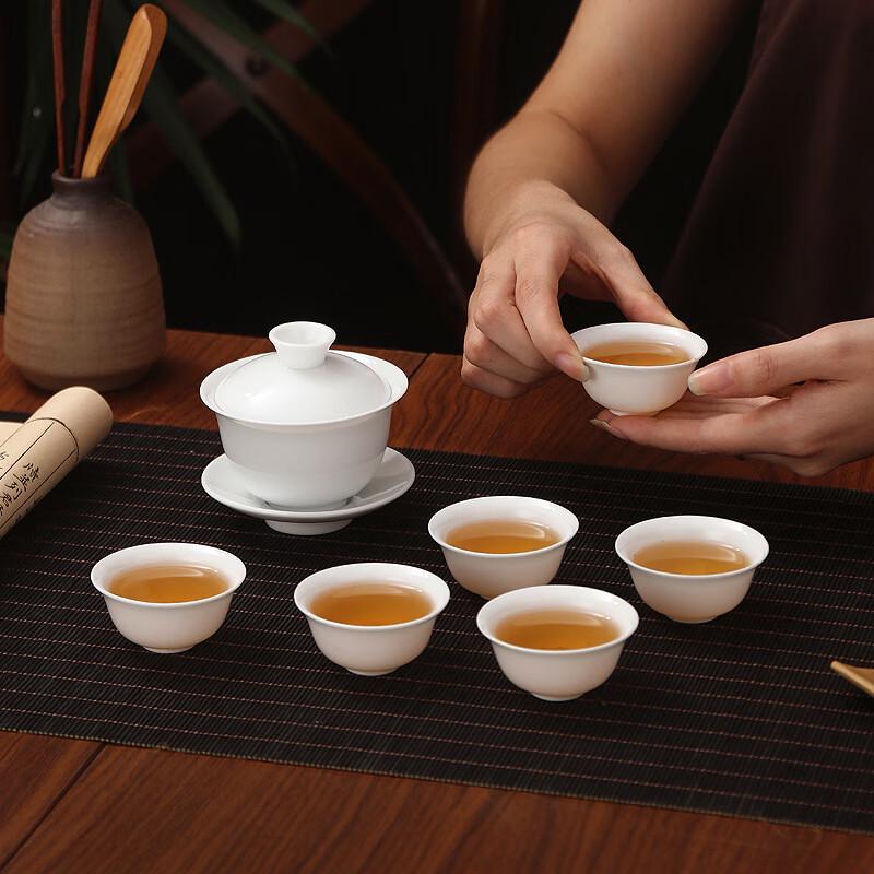 Changbaosen High White Porcelain Kung Fu Tea Set