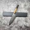8.3 Inch Deba Knife Double-edged Blade Damascus Steel Wood Handle Sharp Slicing Sushi Cleaver Sashimi Japanese Kitchen Knife