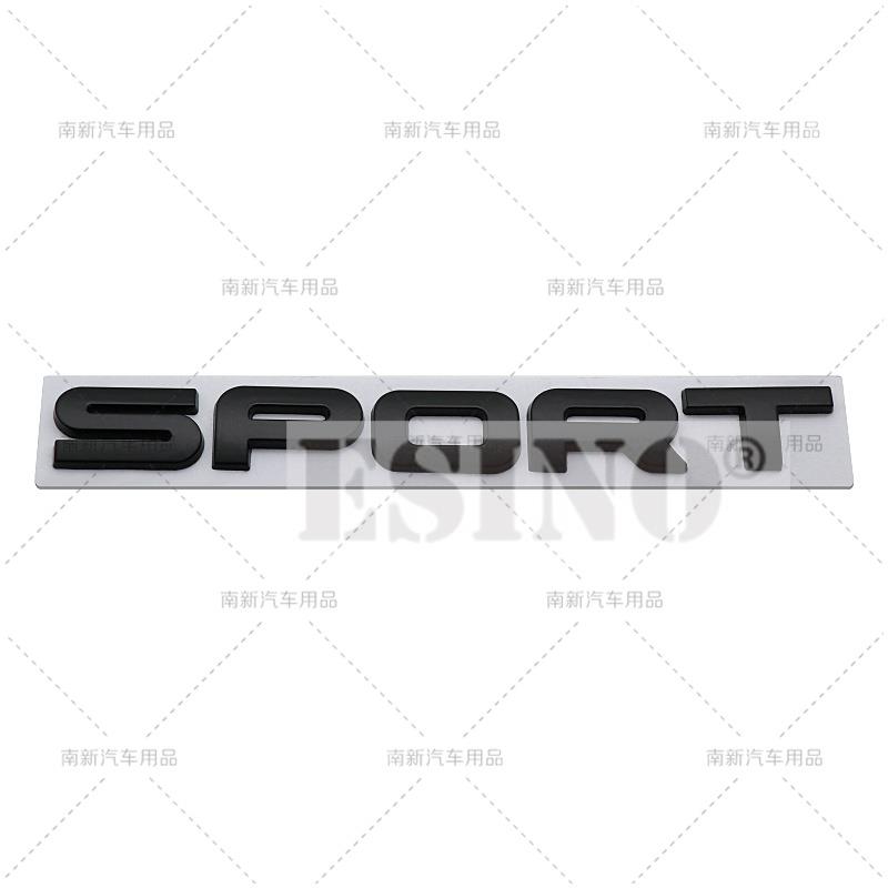 1 Stück 3D Sportwagen Kofferraum Metall Abzeichen Emblem Für Auto Heckklappe Kotflügel Tür Klebeabzeichen für Range Rover Sport