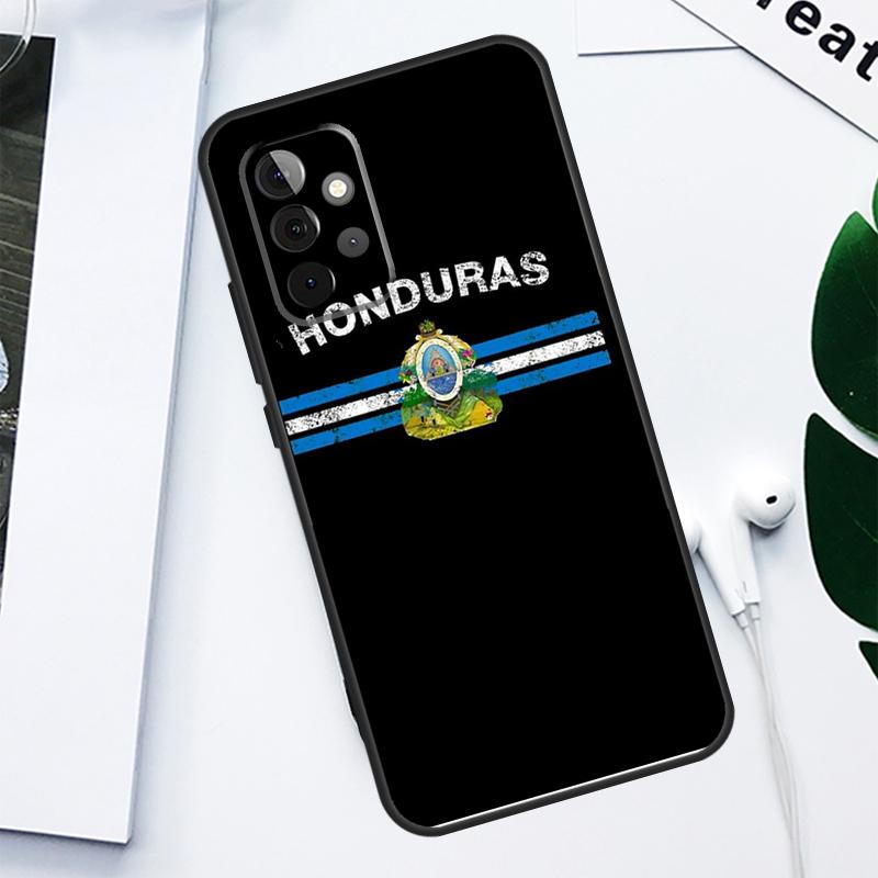 Honduras Flag For Samsung Galaxy A06 A05 A16 A54 A34 A14 A55 A35 A15 A53 A33 A13 A22 A32 A52 Phone Case
