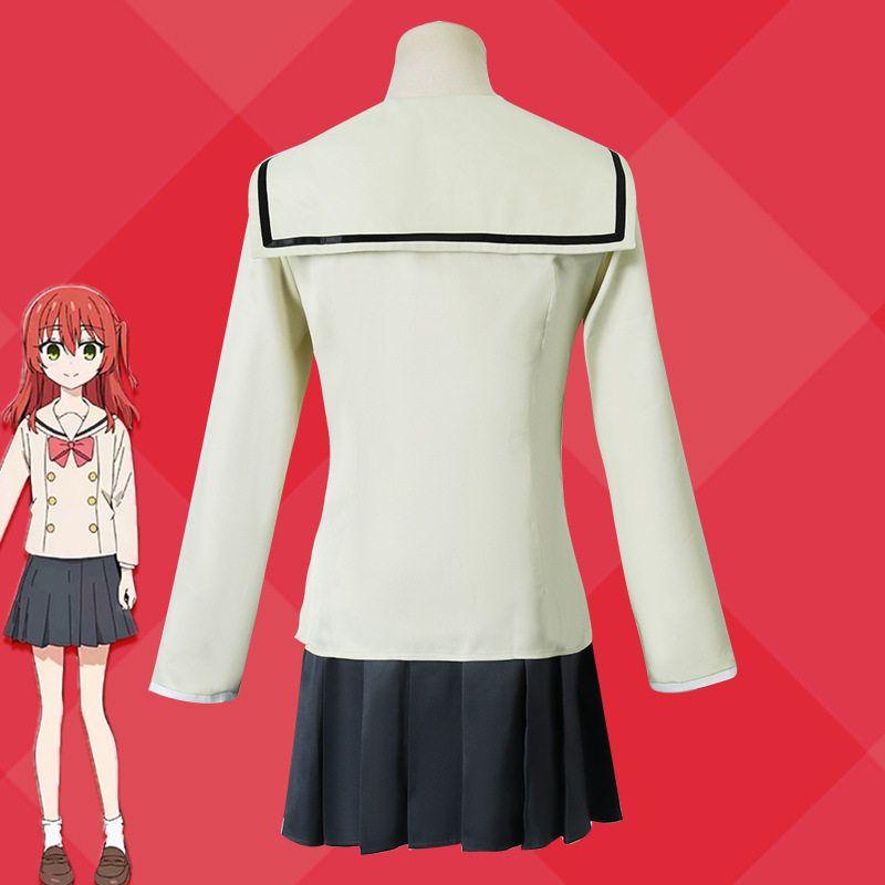 Lonely Rock Cosplay: Goto Kazuri Costume, Tsurena Nijika, Jk Yamada Ryo, Kita Ikuyo, Lucy Cosplay Women's Outfit