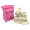 Pieta Silicone Stand Ornaments Resin Mould Resin Statue Mold Candle Making Mold
